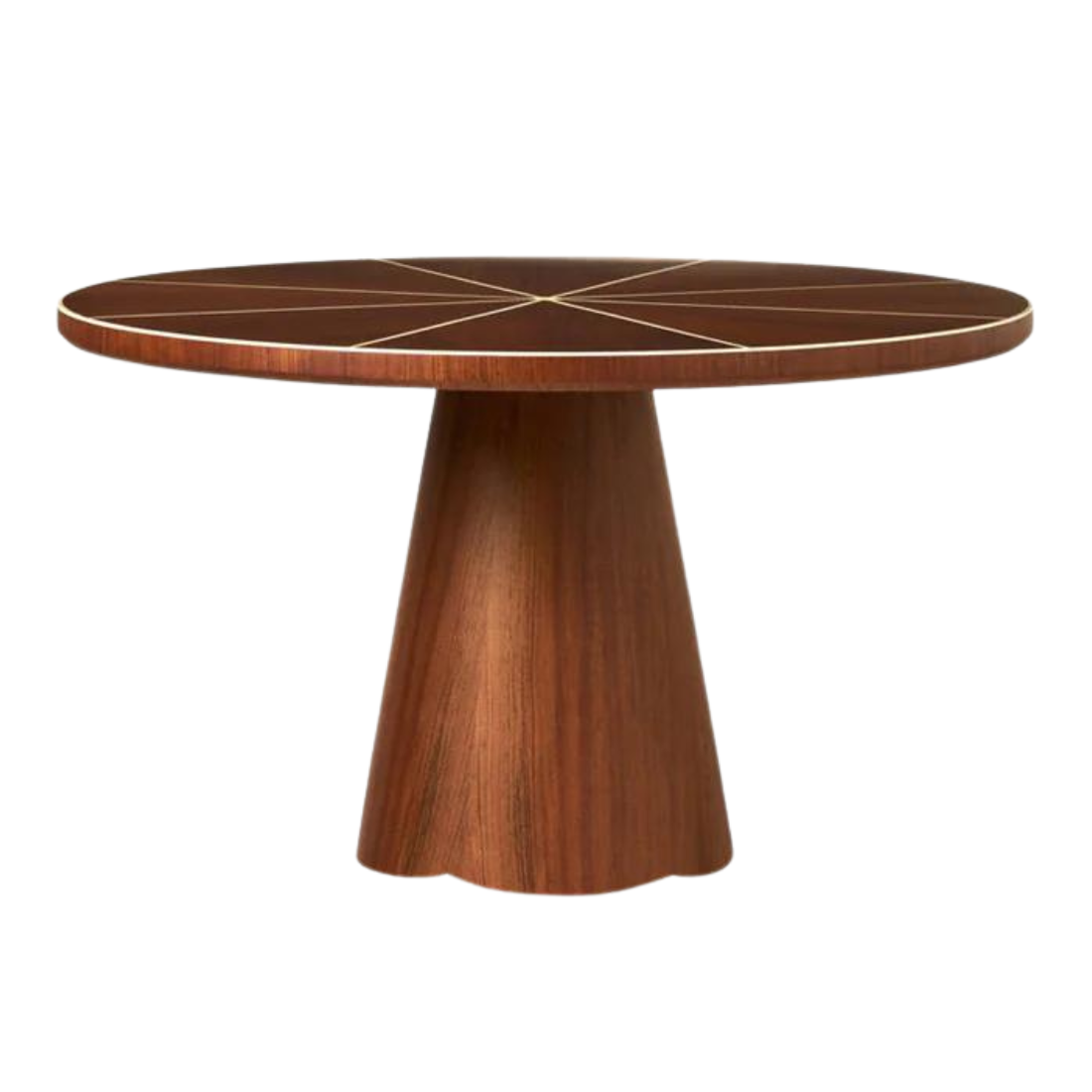 Teak Inlay Round Entry Table – Baker Tatum
